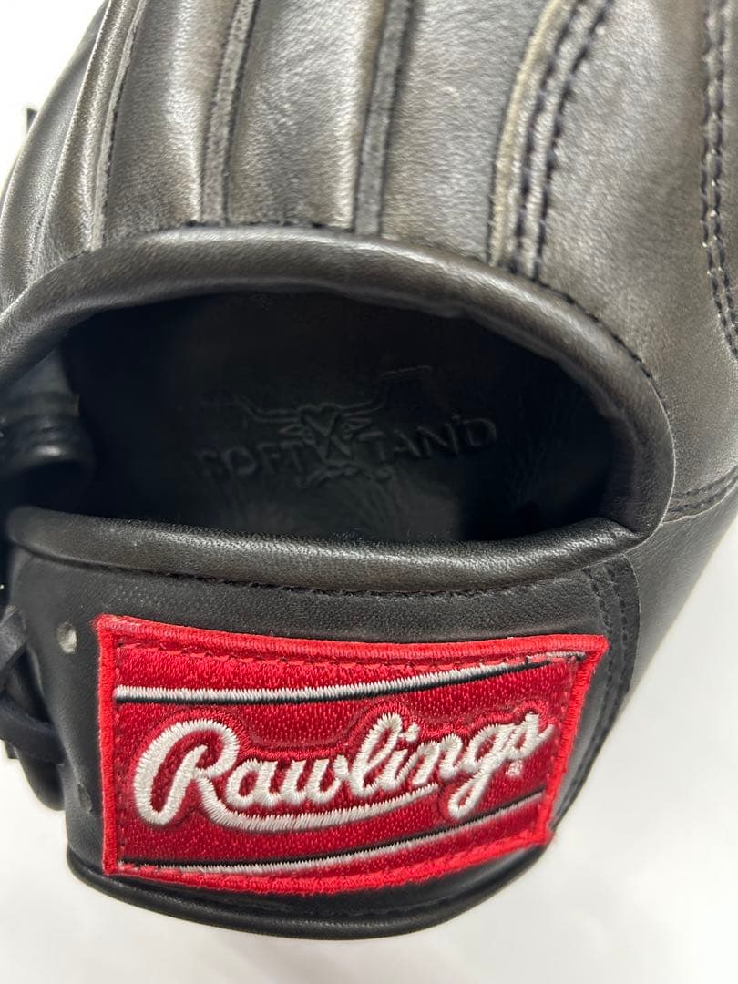 Rawlings 硬式グローブ 内野 右投 ブラック 日本製