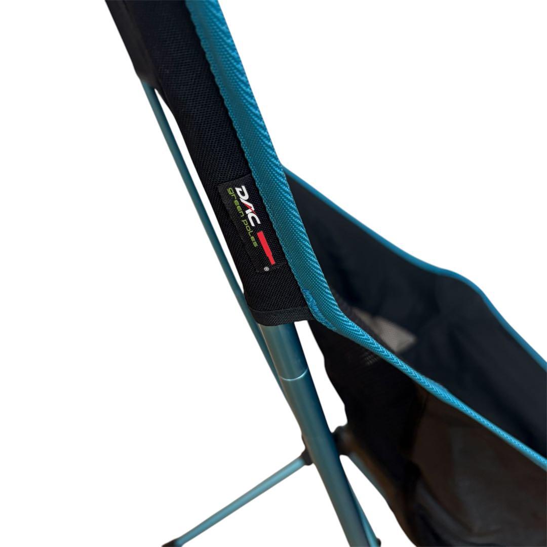 【美品】ヘリノックス サンセットチェア ブラック ブルーフレーム Helinox