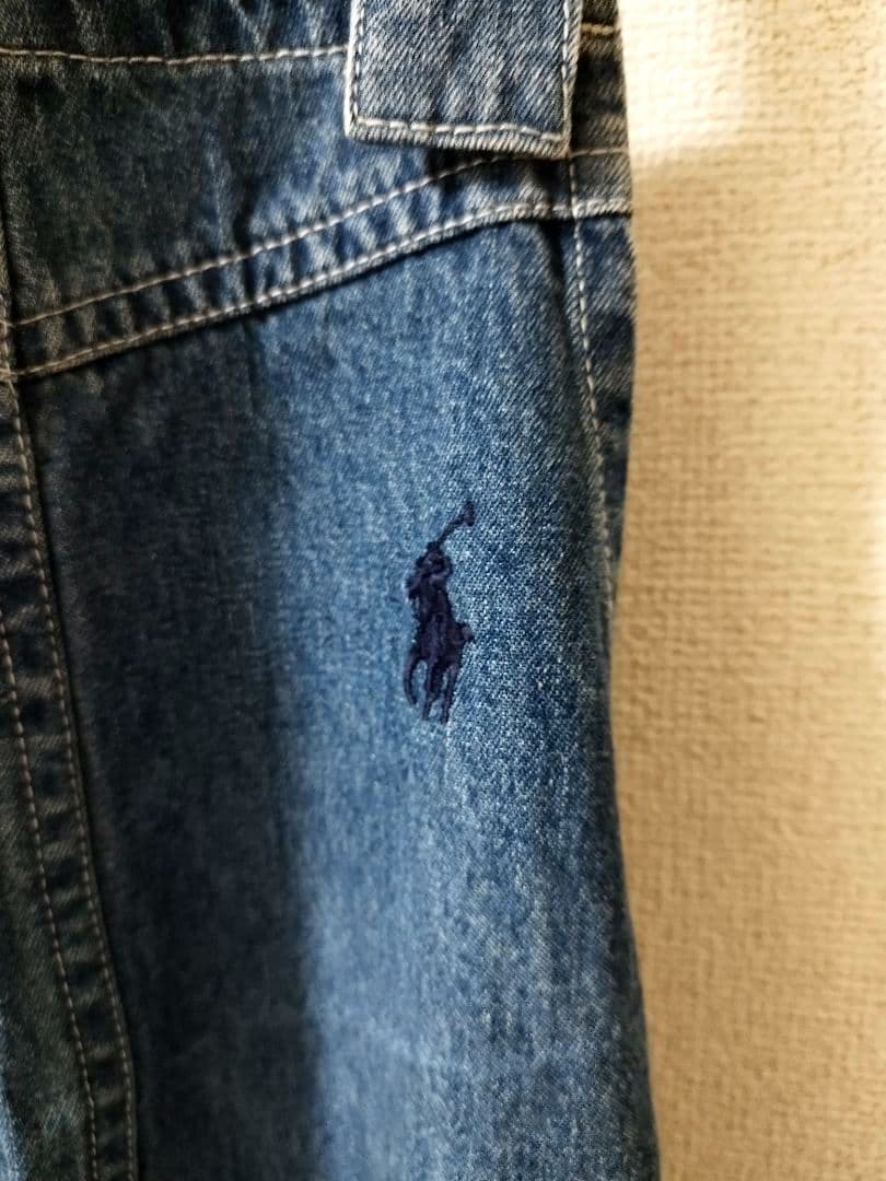 【美品】ポロ・ラルフ・ローレン★デニム★エプロン