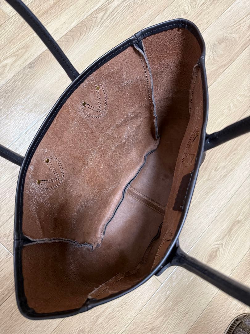 完売品　VASCO ヴァスコ　ブラック　黒　ミディアム　トートバッグ　レザー