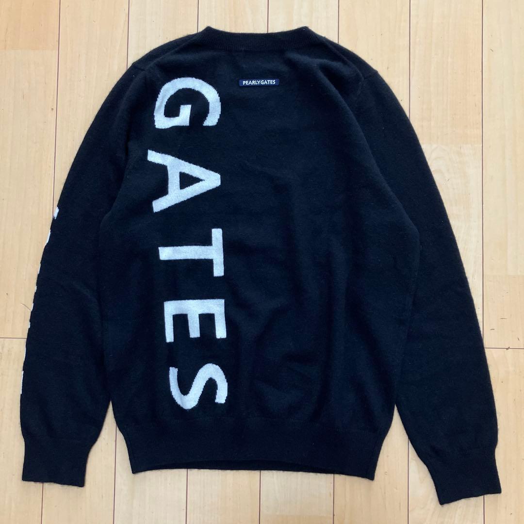 PEARLY GATESパーリーゲイツ　ニット　セーター　カシミヤ　黒　サイズ2