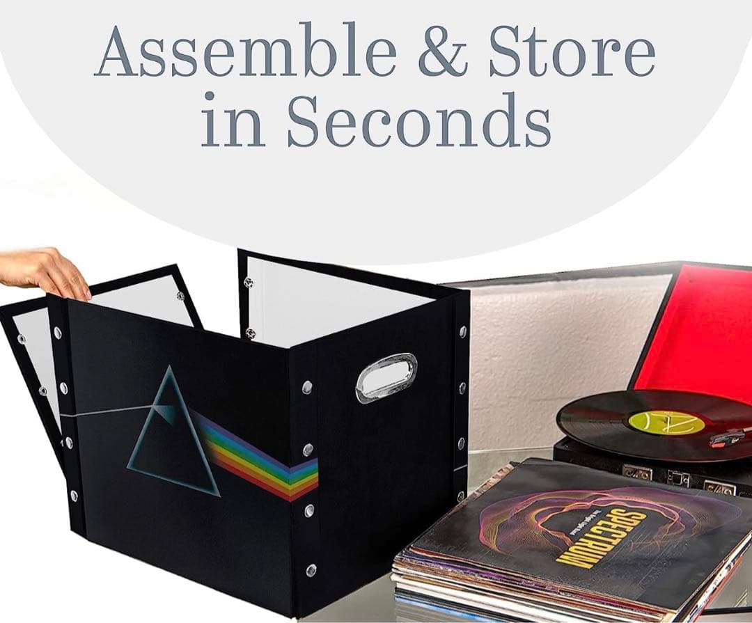 日本未発売❗ ◆ピンクフロイド  狂気　レコード収納ボックス　75枚収納❗