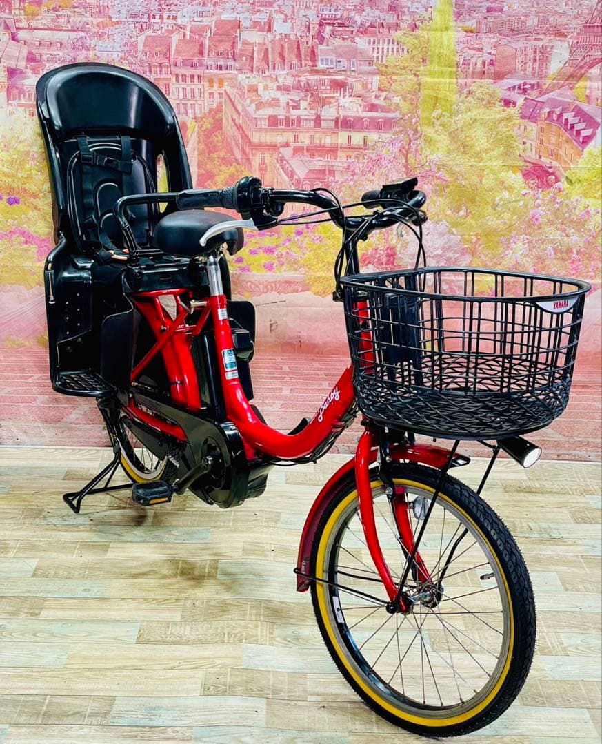 ZK3667 電動自転車 ヤマハ パスバビー 子供乗せ 20インチ 送料無料