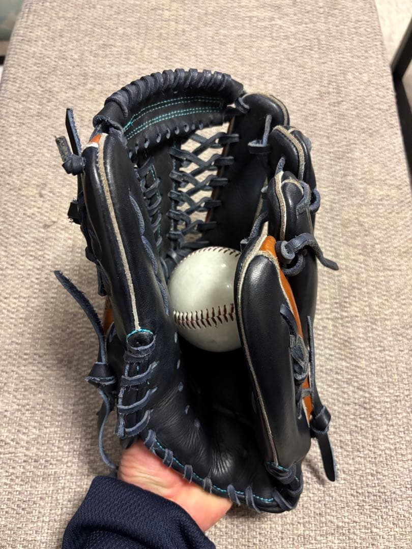 久保田スラッガーM00 小指2本型付け