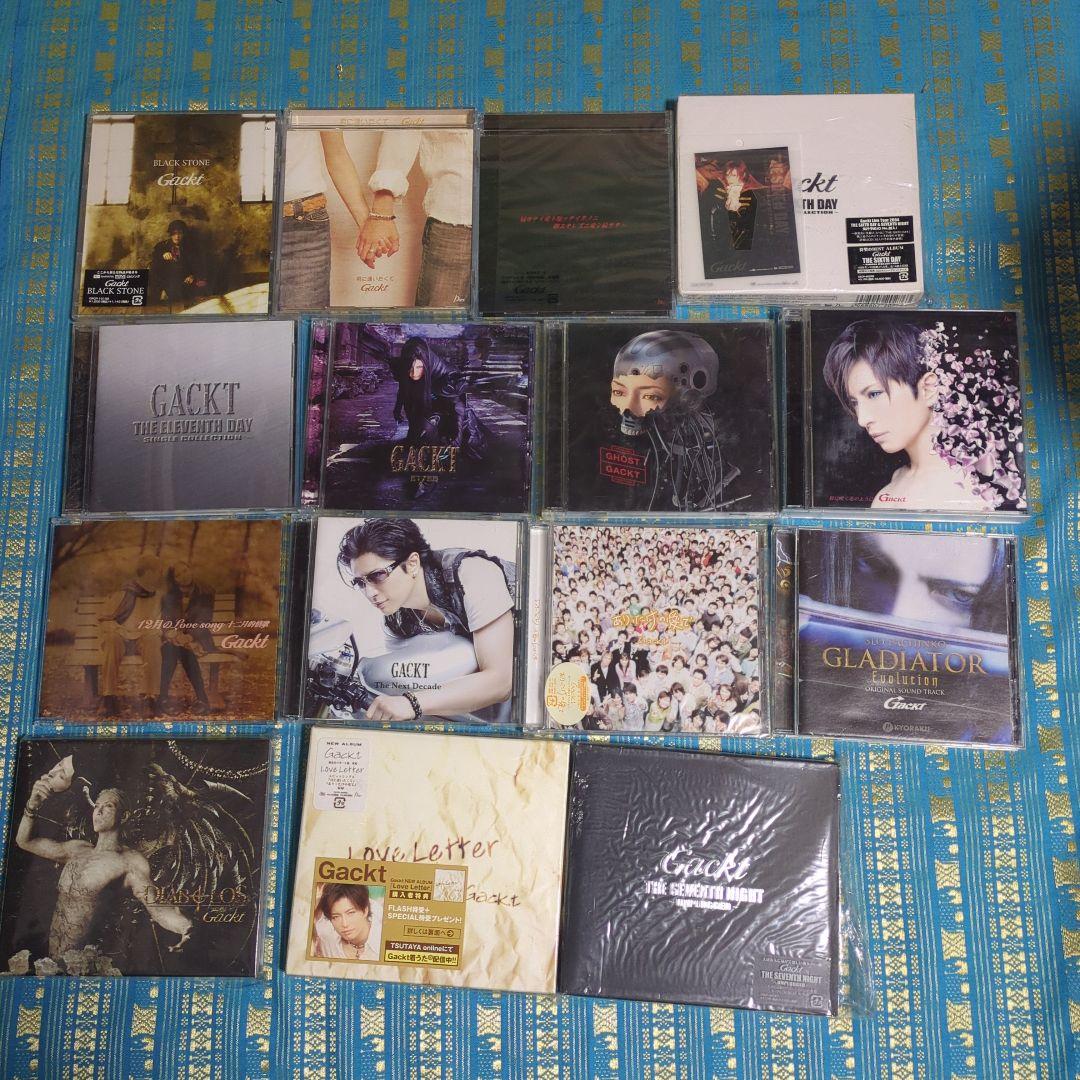 Gackt　CD　　DVDまとめ売り