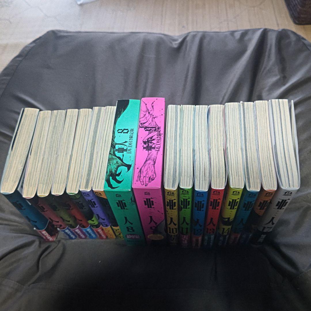 亜人全巻セット　4巻以降初版　8.9DVD付限定版