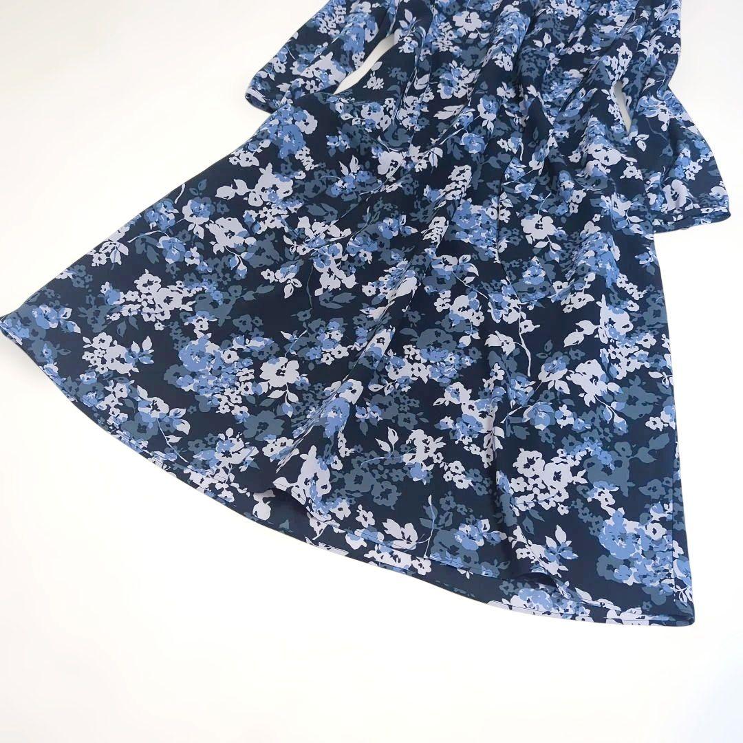 極美品✨15号 ニューヨーカー 花柄 ワンピース ゆったり 大きい 3L