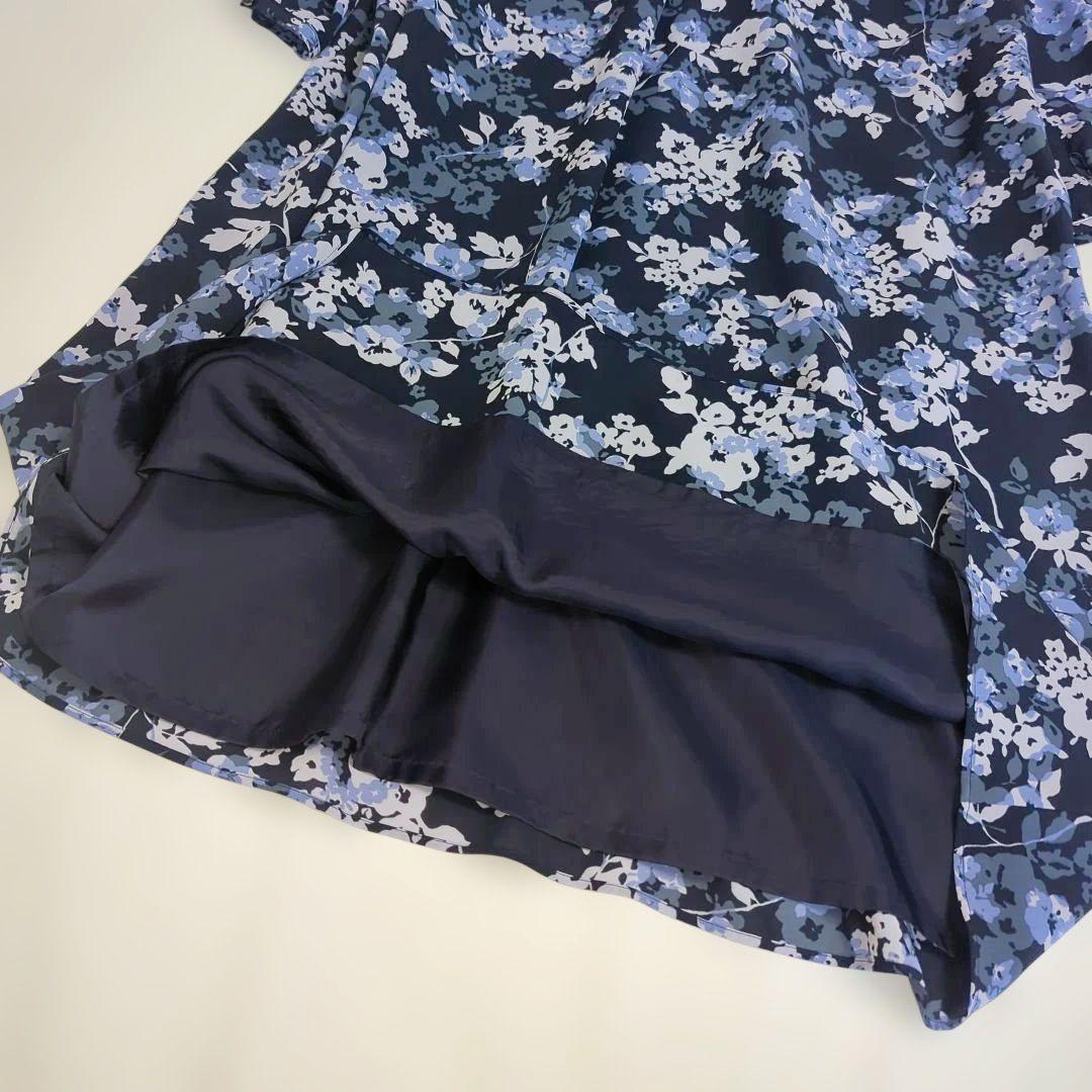 極美品✨15号 ニューヨーカー 花柄 ワンピース ゆったり 大きい 3L