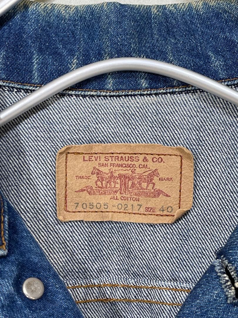 S*I様 999 Levis 70505-0217 リーバイス デニムトラッカー