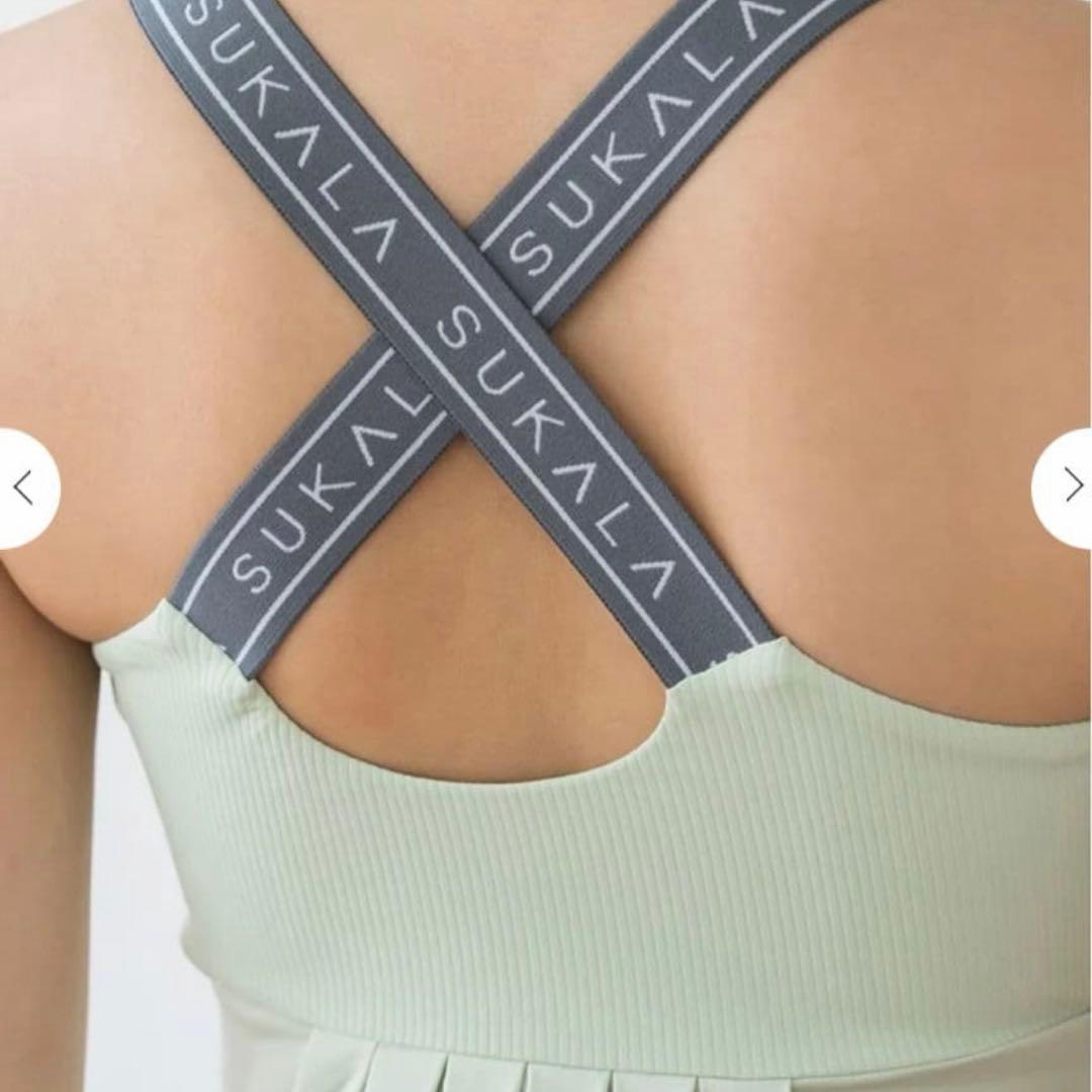 ベーシックバックフレアタンクトップ　S