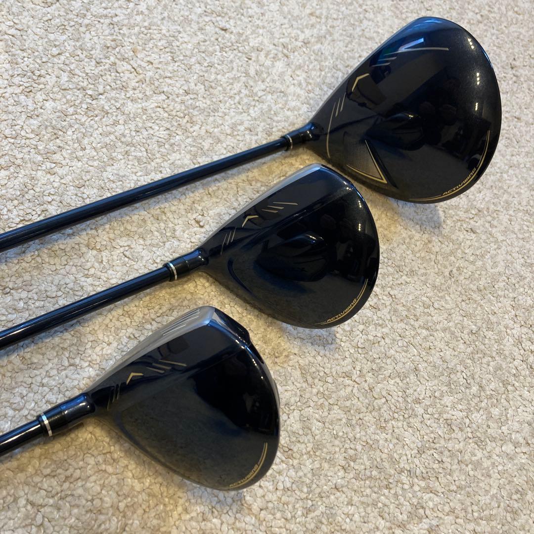 ゼクシオ12 mp1200 ウッドクラブセット 3本　S