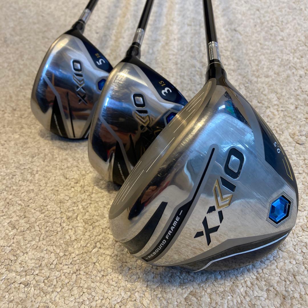 ゼクシオ12 mp1200 ウッドクラブセット 3本　S