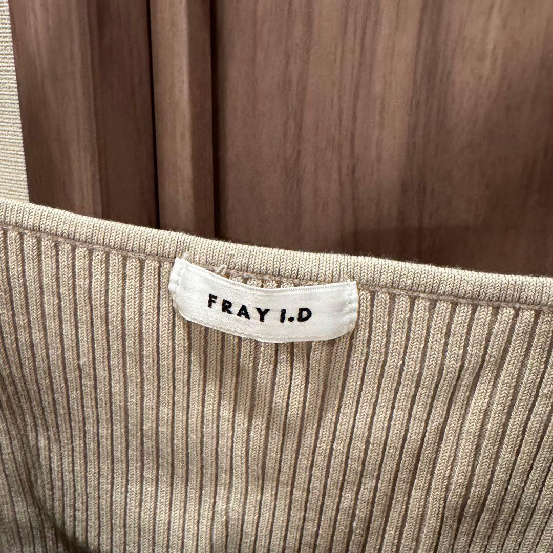 FRAY I.D ニットコンビタックティアードワンピース　フレイアイディー