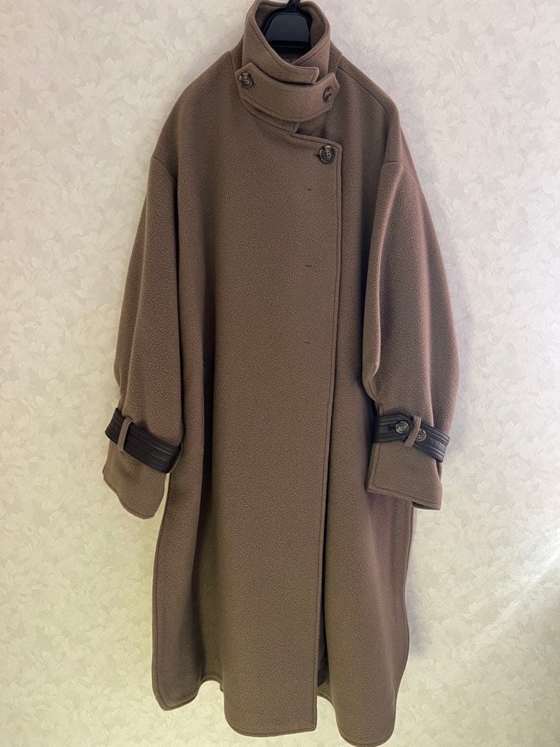 美品【RIM.ARK】Cashmere blend poncho CT