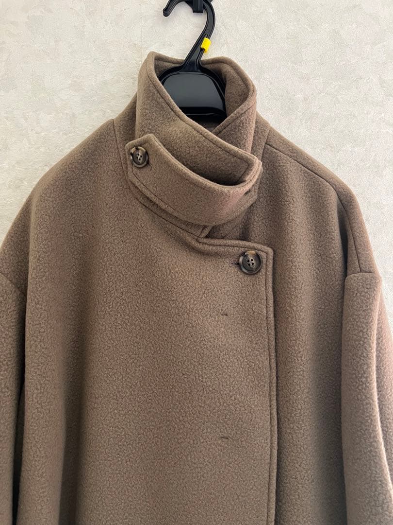 美品【RIM.ARK】Cashmere blend poncho CT