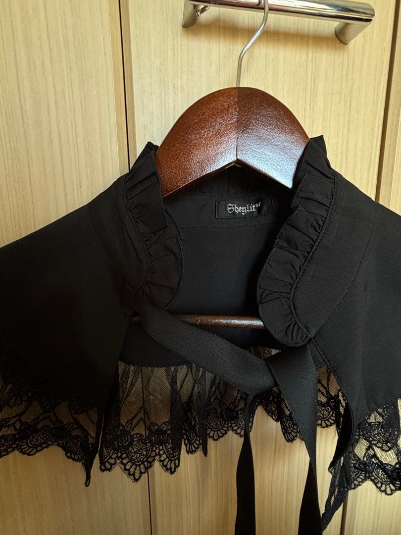 Sheglit ケープ　け襟 紐付き