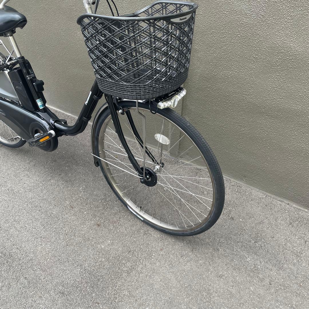 パナソニック電動アシスト自転車26インチブラック（新品バッテリー8.9A h）