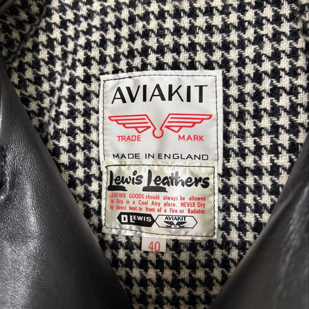 Lewis Leathers ラットランドシープ サイクロン 40 ビッグサイズ