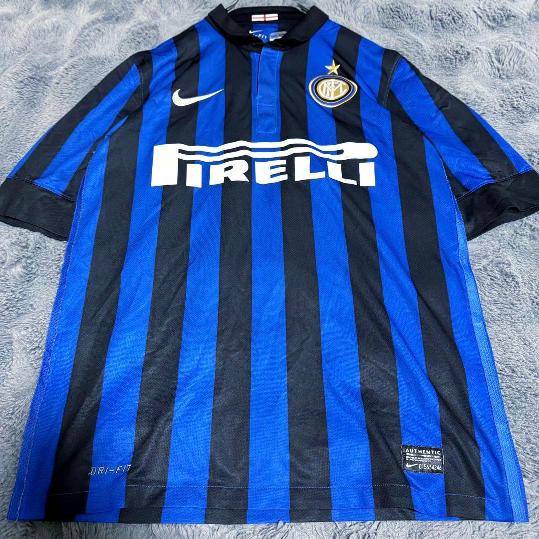 Nike Inter Milan DRI-FIT シャツ S ゲームシャツ 青黒