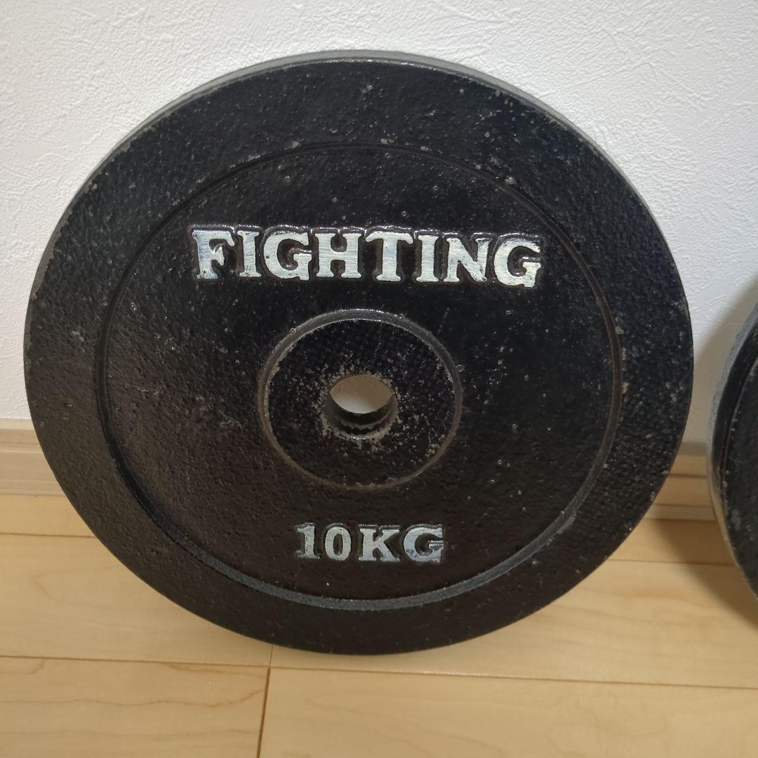 ファイティング 10kg 2枚 計20kg ダンベルプレート