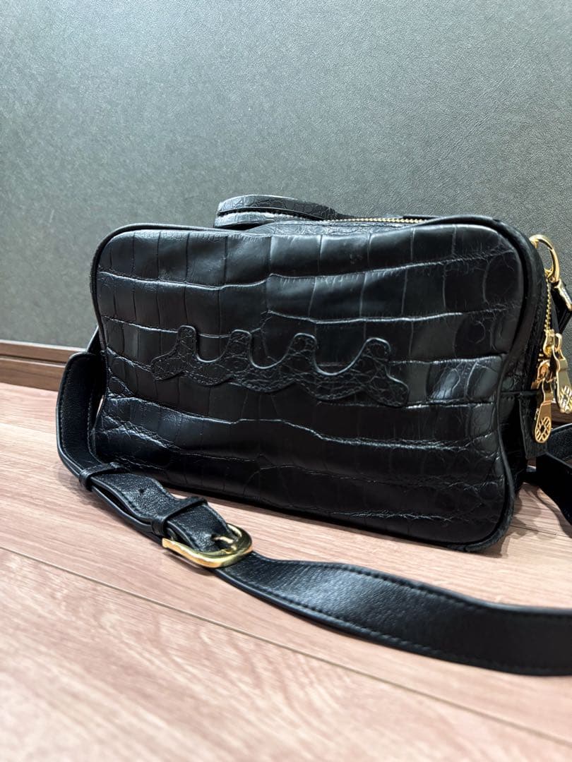 定価38.5万 muta MARINE マットクロコポーチ バッグ