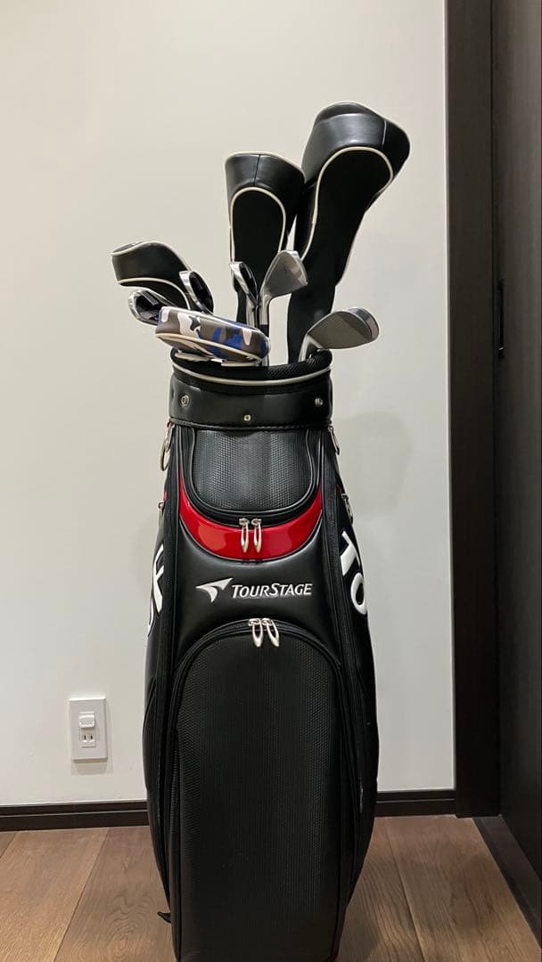 ゴルフクラブセット　男性用右利き　クラブ10点＋バック